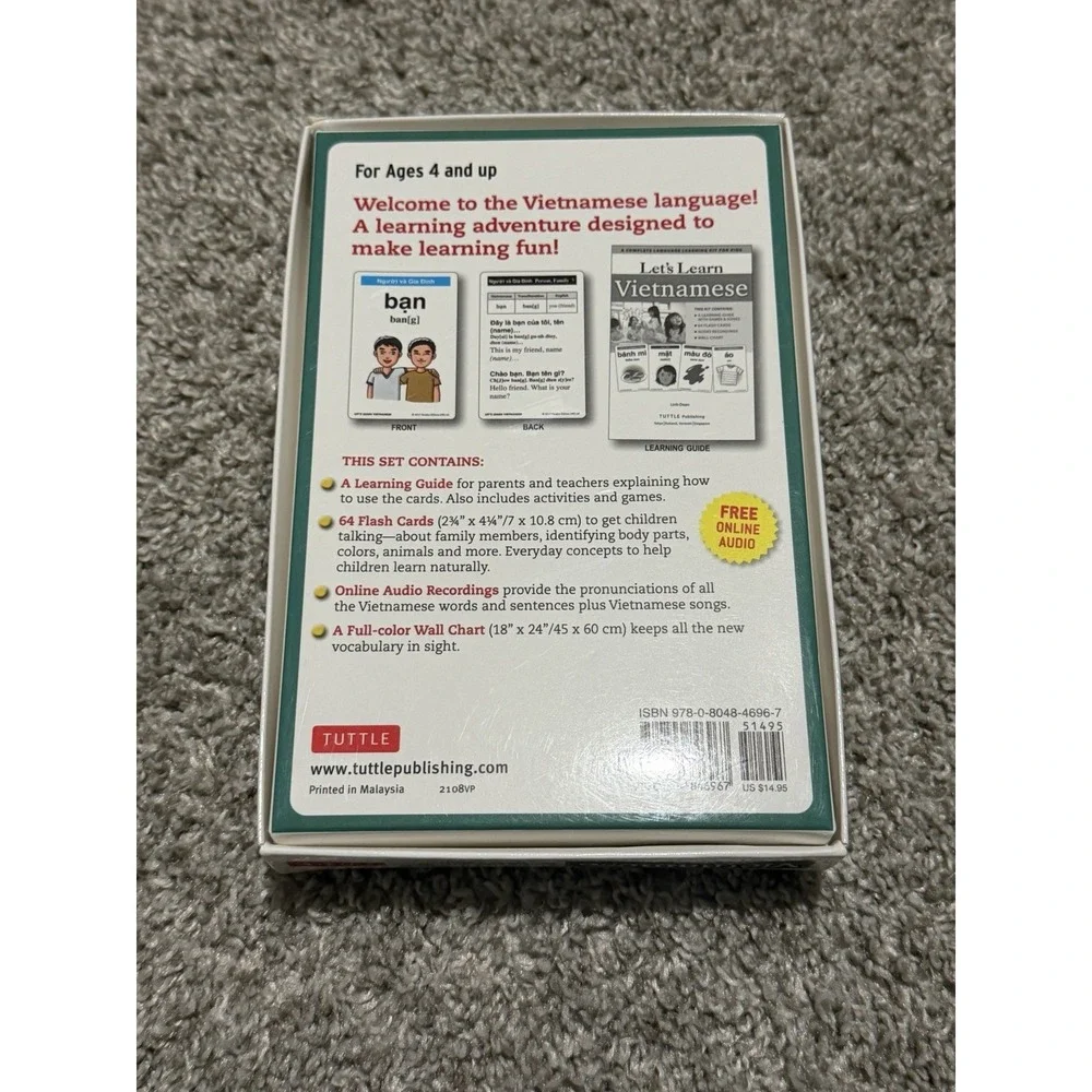 Let's Learn Vietnamese Complete Language Learning Kit for Kids Tuttle‎